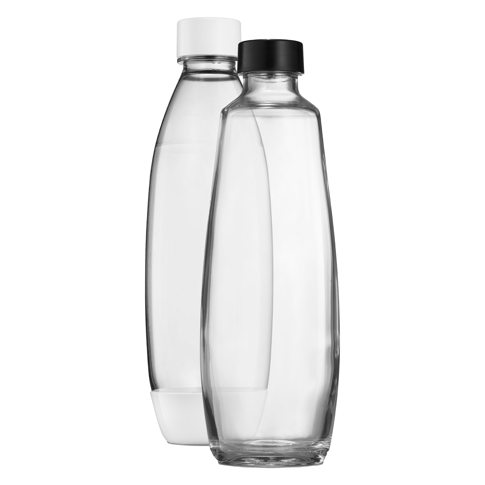 1L glasflaske & 1L genanvendelig plastikflaske sodastream
