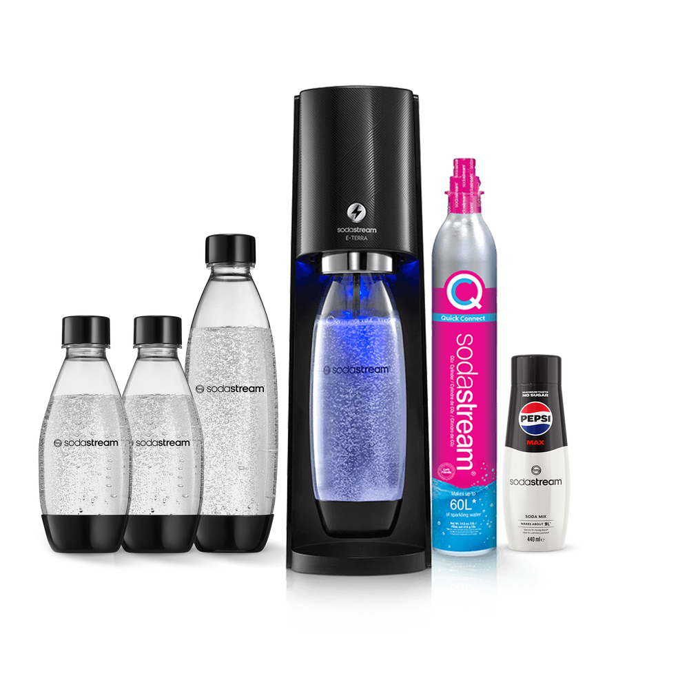 Sodastream Store SodaStream E-TERRA Elektrisk Sodavandsmaskine – SodaStream Danmark