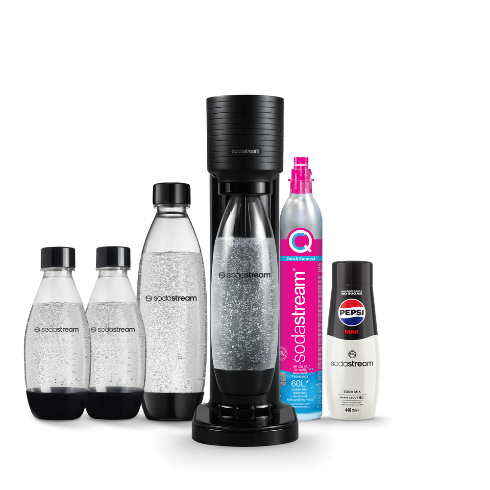 sodastream gaia sort Værdipakke